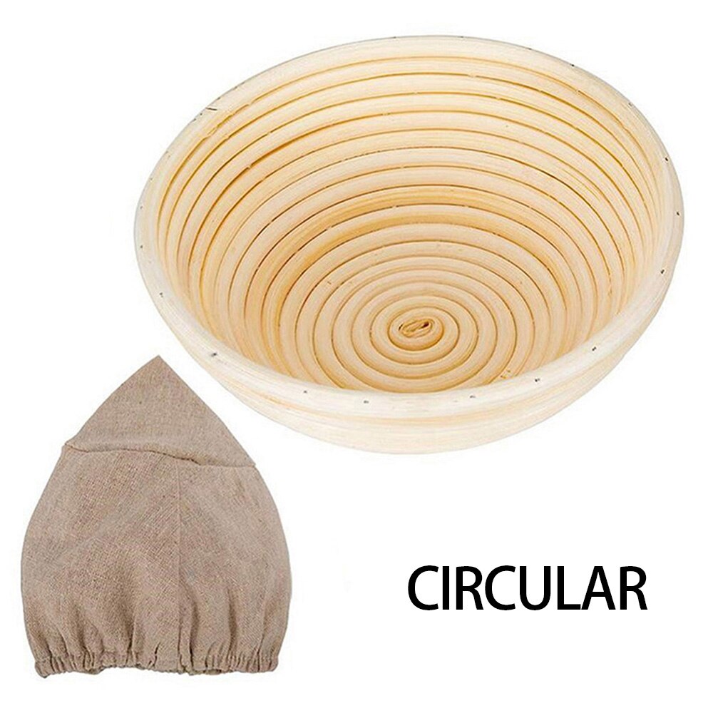 Basket Bread Fermentation Baskets Rattan Bread Making Tools Reusable Washable For And Home Bakers