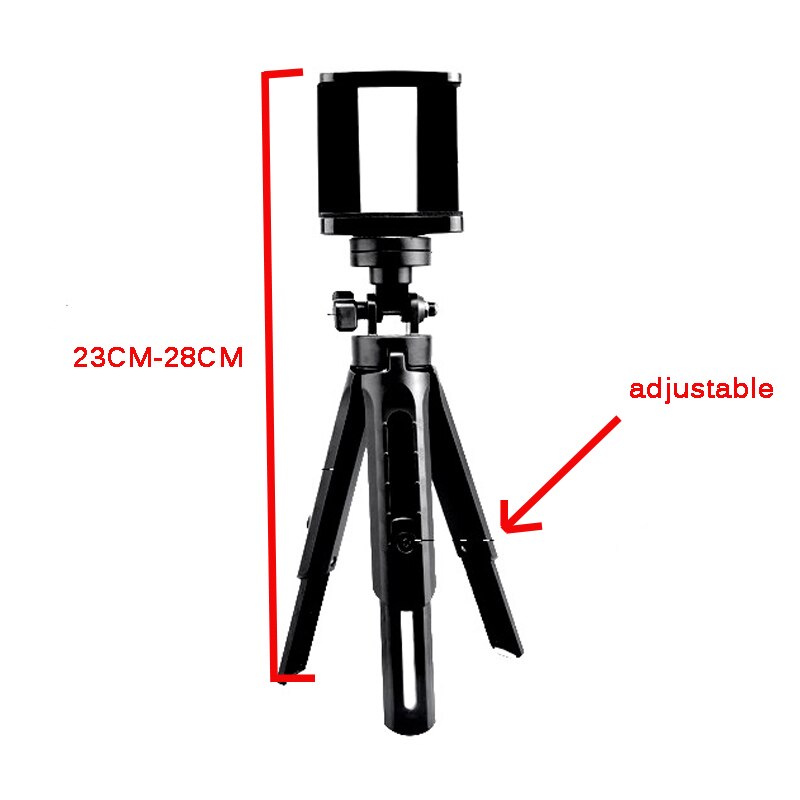 Mini Tripod For Shooting Small Video Fixed Position With Clip Telescopic Tripod Cellphone Tripod