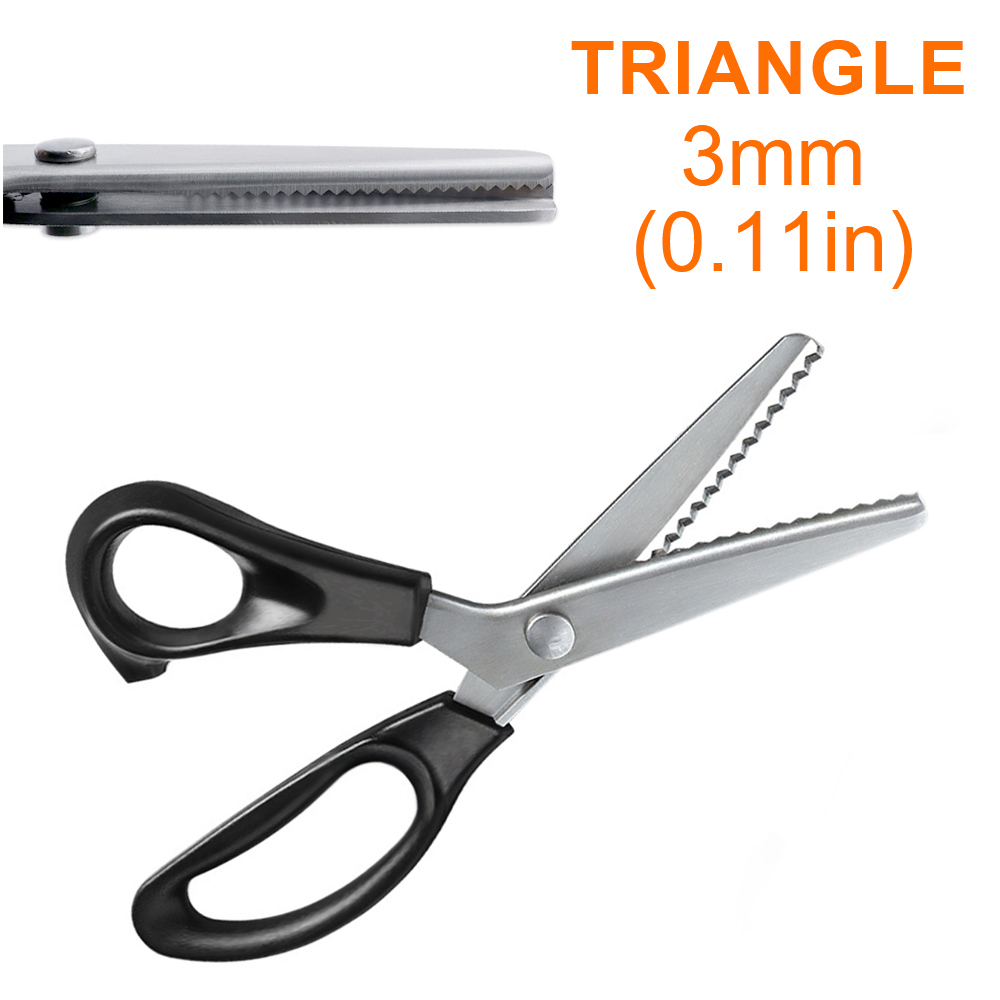 3/5/7Mm Zigzag Naaien Cut Dressmaking Tailor Shear Pinking Schaar Rvs Kant Schaar Leer craft Stof Schaar