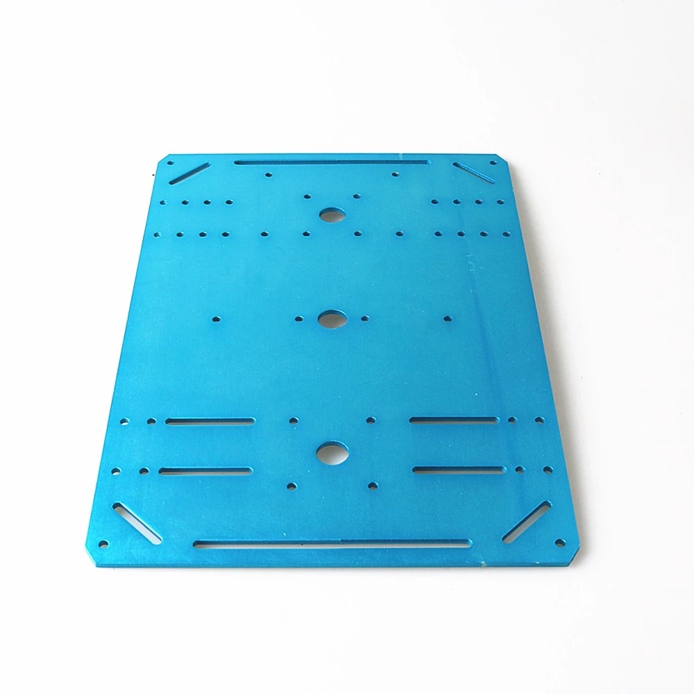 Metalen Paneel Aluminium Frame Alle Metalen Plaat Voor Auto Chassis Afstandsbediening Tank Chassis 4wd Wielen Auto Chassis: blue