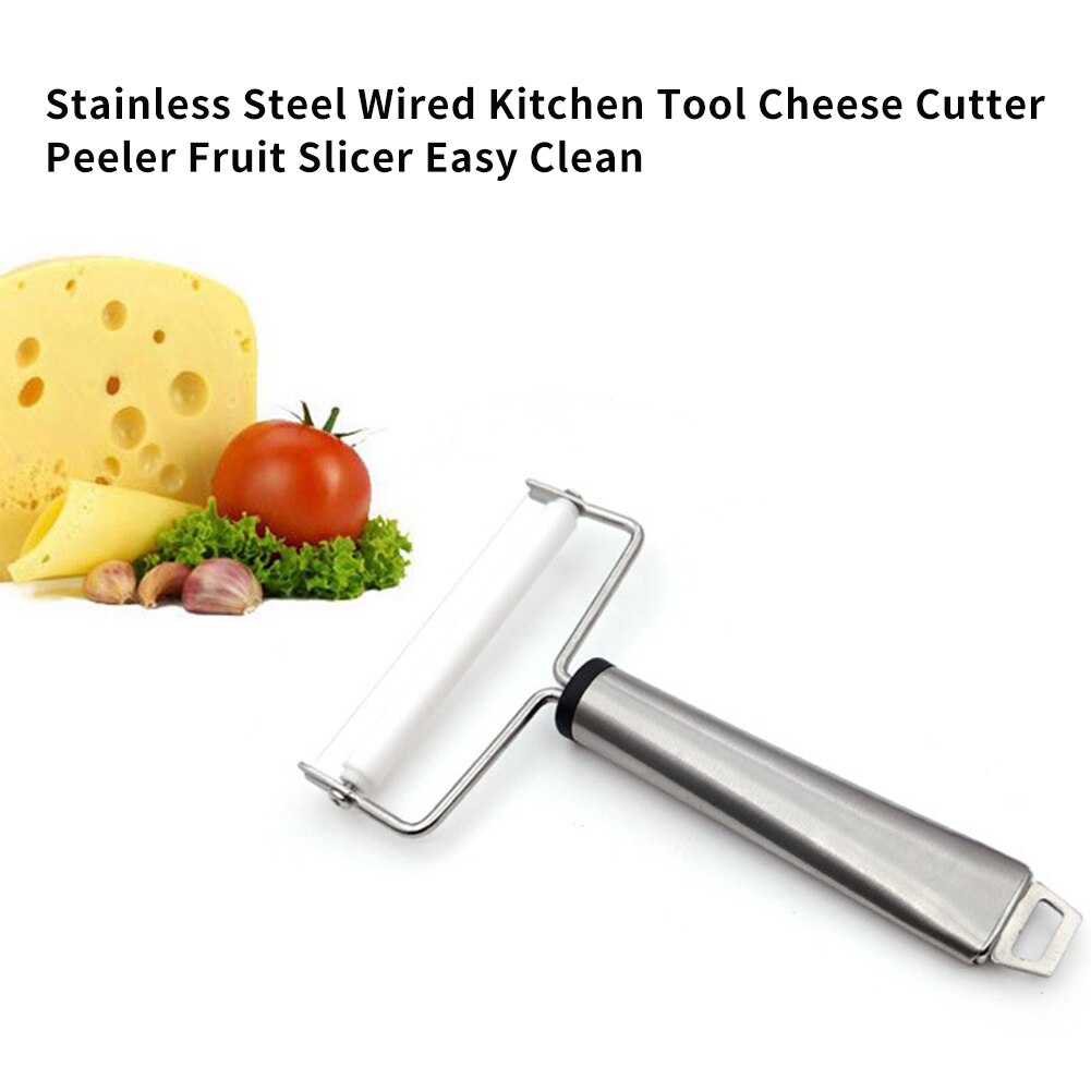 Easy Clean Manual Wired Grater Home Ergonomic Cheese Cutter Peeler Universal Fruit Slicer Kitchen Tool Non Stick Stainless Steel: 2
