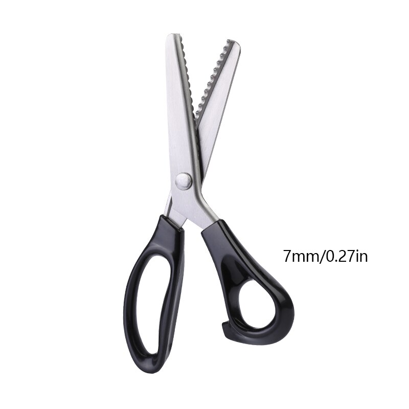 RORGETO-Tijeras de sastre de acero inoxidable para costura, herramienta de tapicería de cuero artesanal, tijeras para tela, 1 Uds.: Round 7mm