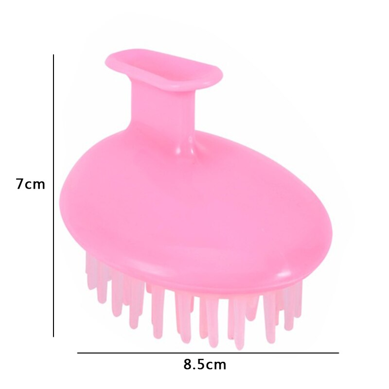 1pc cabeça portátil massageador escova de cabelo do couro cabeludo shampoo magia lavar pente aliviar o estresse pente de cabelo escova cabeça do couro cabeludo massageador cuidados com o cabelo