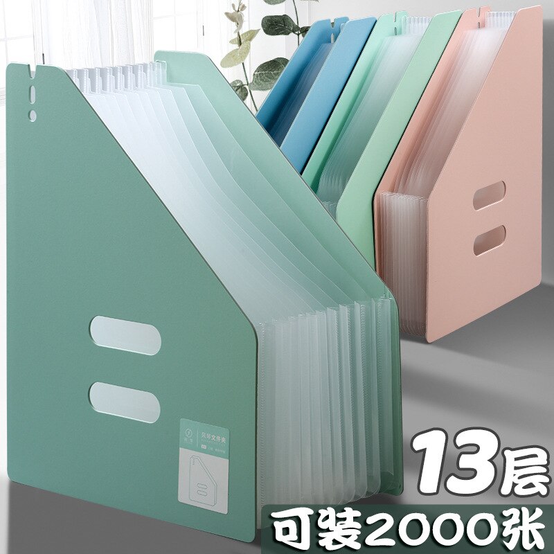 Verticale Orgel Pack Onderzoek Papier Opslag En Sorteren Multilayer Bestand Mappen Studenten Met Classificatie Uitbreiding Zak: 8