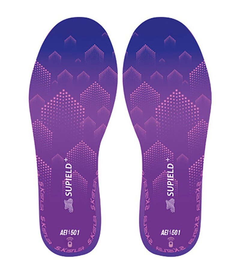 Supield Drahtlose Fernbedienung Aerogel Heizung Einlegesohlen USB Aufladbare Winter Warm Beheizte Einlegesohlen Thermische Schuhe Pads Unisex: Women 38-39