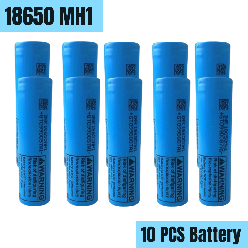 Batterie aste au lithium, 3.7V, 18650 successive, 1, 3200mAh: BLEU CIEL