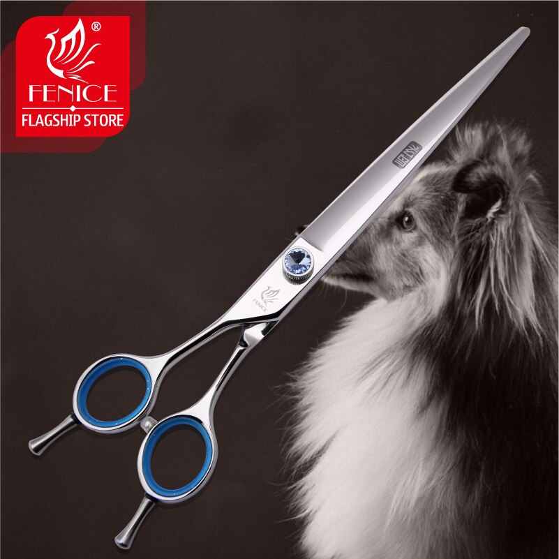 Fenice Linkshandige Professionele Huisdieren Grooming Schaar 7.5/8.0 Inch Hond Haar Knippen Scharen