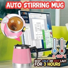 Automatisk omrørings krus elektrisk omrører rustfrit stål blanding kaffekop tir 88