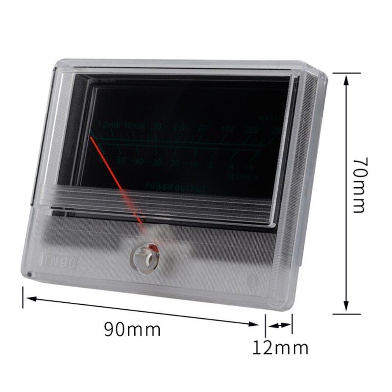 Panel VU Meter Bulb Warm Back Light Recording Audio Level Amp Meter VU Meter Stereo Audio Amplifier Board DB Sound