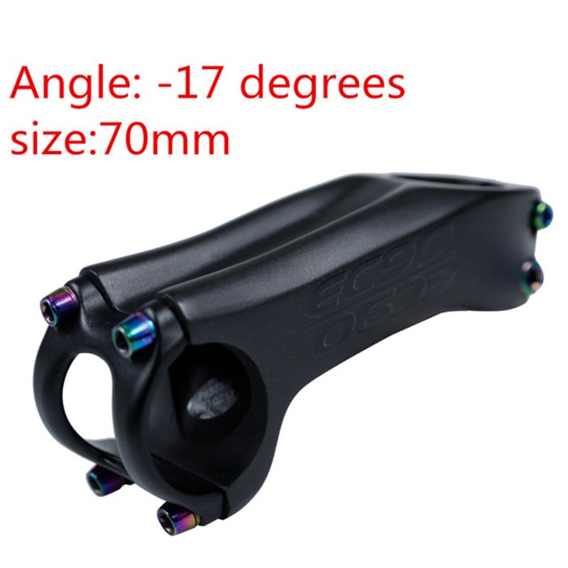 Potence de vélo de route ultra-légère en fibre de carbone 6/17 °