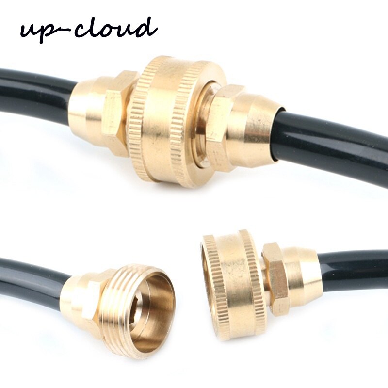 1pc Copper 3/8" Union Connector 8/11mm 9/12mm Soft Hose Extend Adapter Garden Irrigation Connector PVC Tube Joints