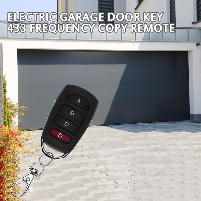 Draadloze Afstandsbediening Garagedeur Afstandsbediening 433Mhz 4 Kanaals Gate Control Voor Garage Commando Opener Alarm