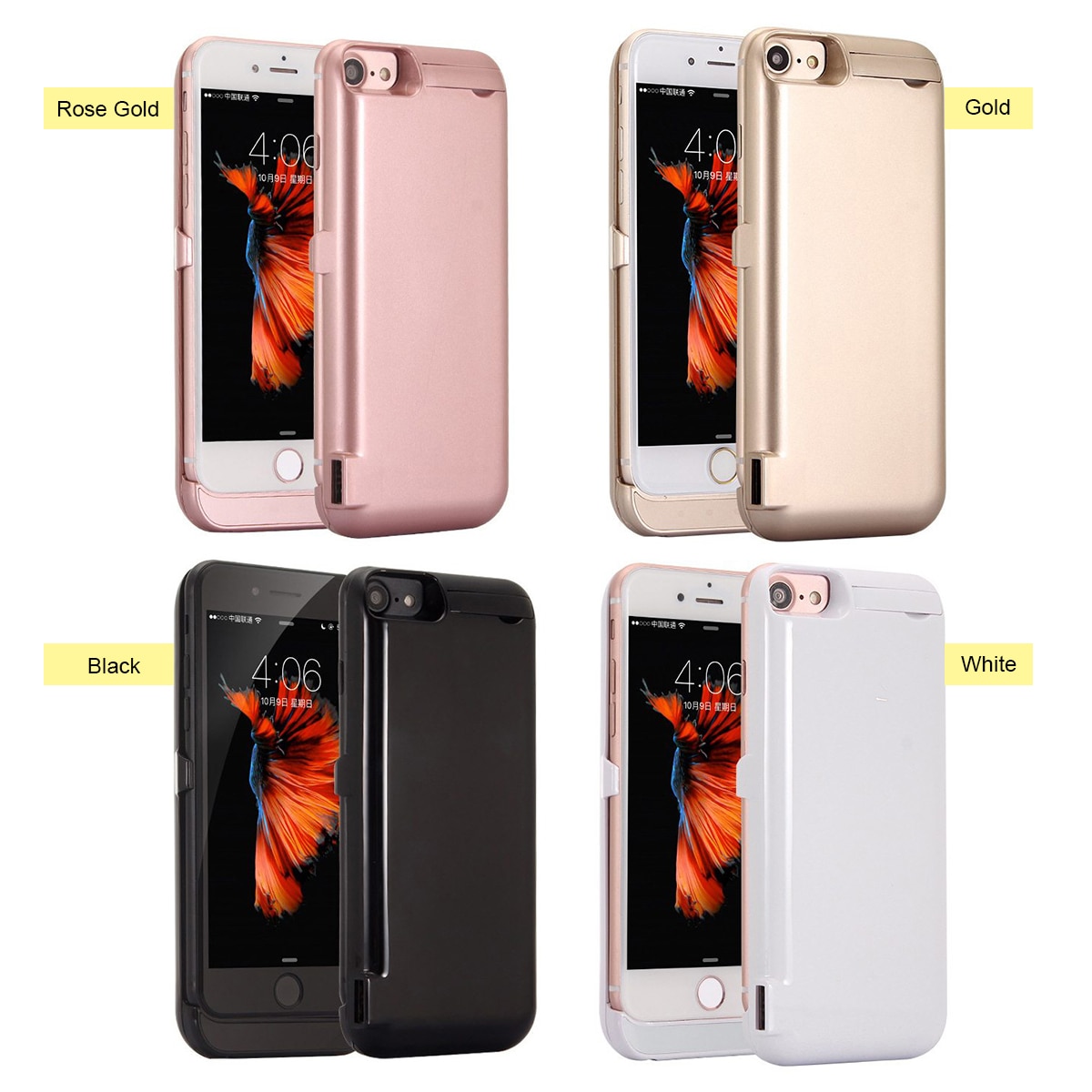 10000mAh Externe Batterie Energie Ladegerät fallen Für iPhone 7 6 6s 8 Plus Batterie Ladung fallen Abdeckung Für iPhone 6 7 Energie Bank
