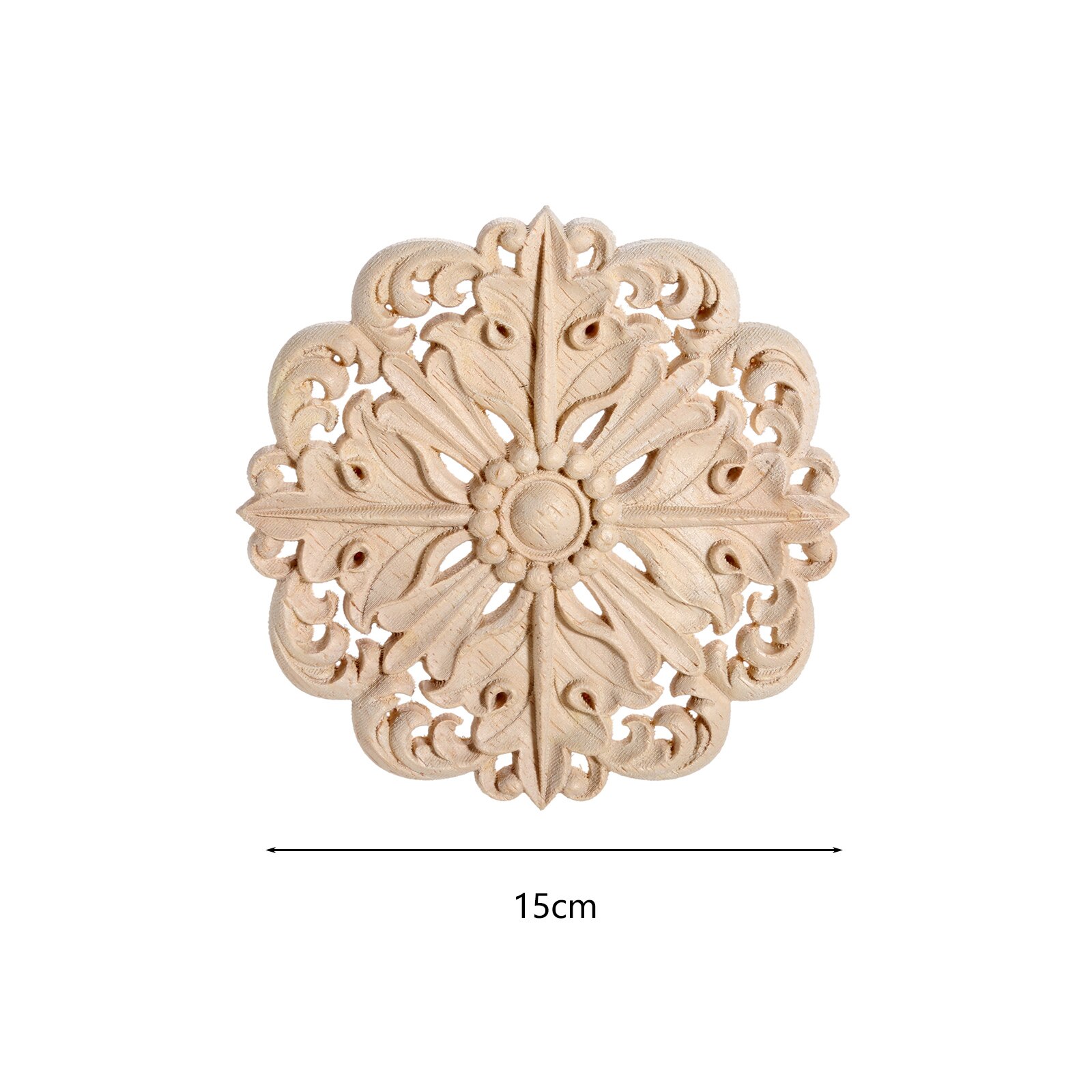 DIY Meubel Ornament Hoek Queen.Y 50X12cm Holzschnitzerei Applique DIY Dekoration Für Wohnmöbel Muur Applique Houtsnijwerk
