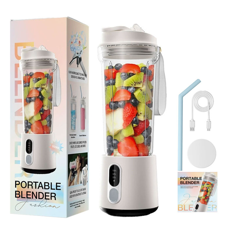 4000 Mah Draagbare Juicer Dual Purpose Sap Cup 180W Usb Outdoor Vers Fruit Blender 4 Blade Smoothie Sap cup Blender