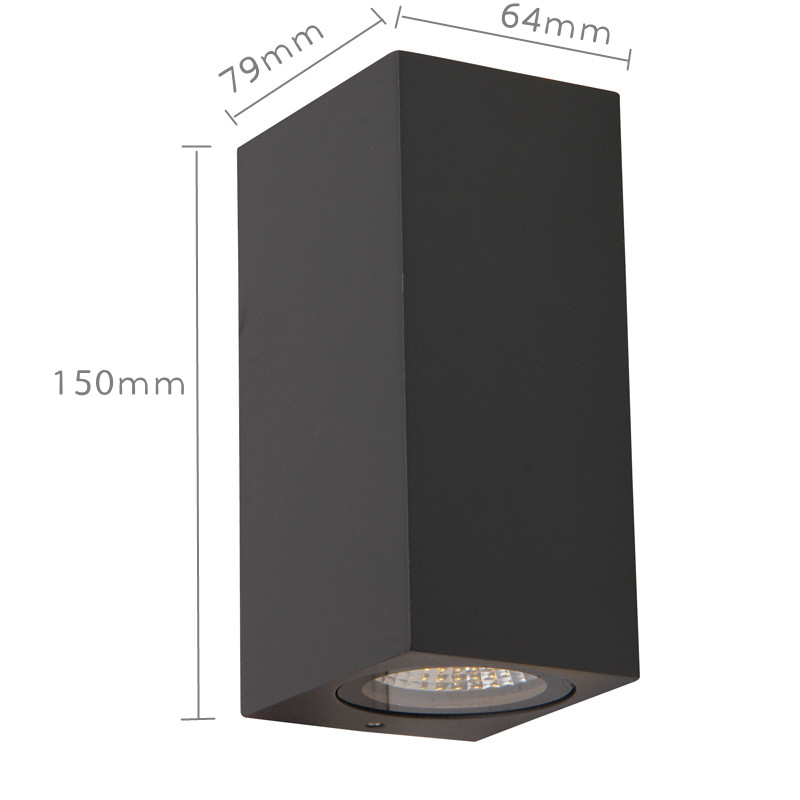 LED 5W Outdoor Wall Light GU10 Adjustable Folding Sconce Waterproof IP65 Outside Porch Lights Courtyard Garden Wall Lamp Fixture