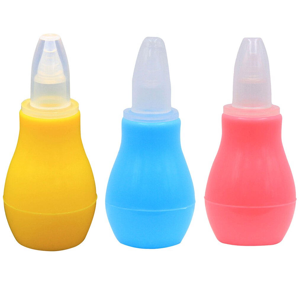 -né Bébé Silicone Bébé Aspirateur Nasal Sûr Bébé Nez Nettoyeur Snot Aspirateur Embout Souple Nettoyant Bébé Soins Produits