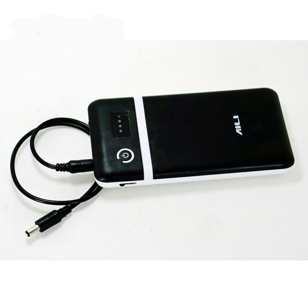 3.6V 5V 6V 9V 12V Adjustable Mobile Power Bank with DC Line for CCTV Camera 18650 Battery Charger Case Box for Cell Phone Tablet