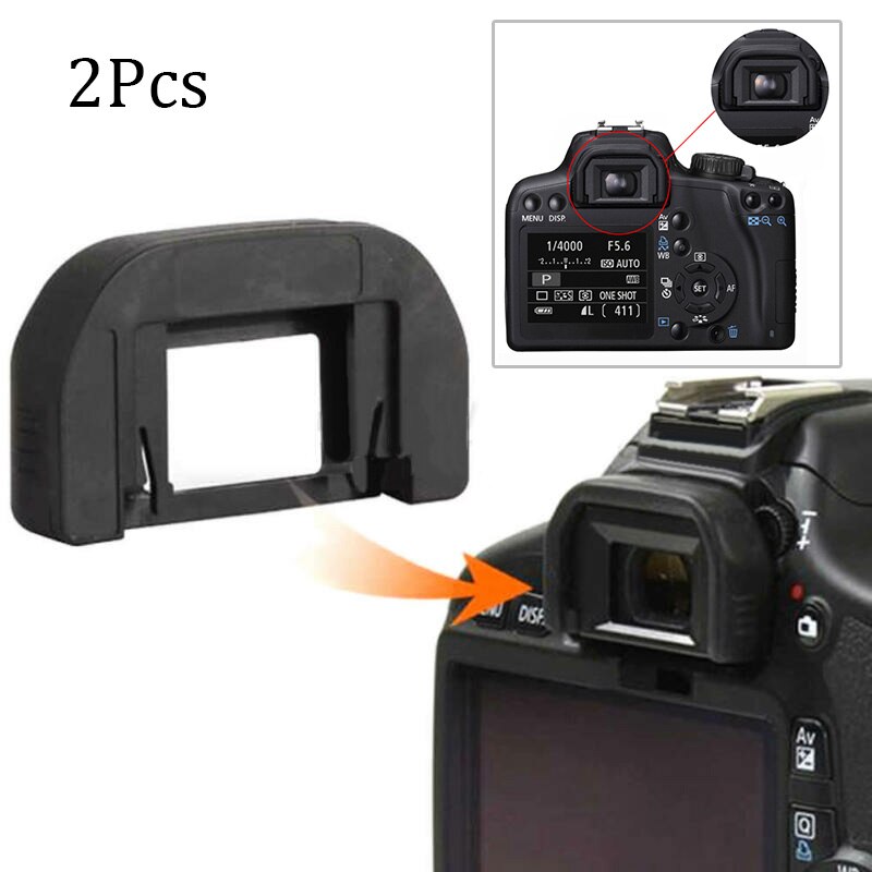 2pcs Viewfinder Eyepiece Eyecup Protective Cover for Canon EOS 600D 500D 300D 100% brand and