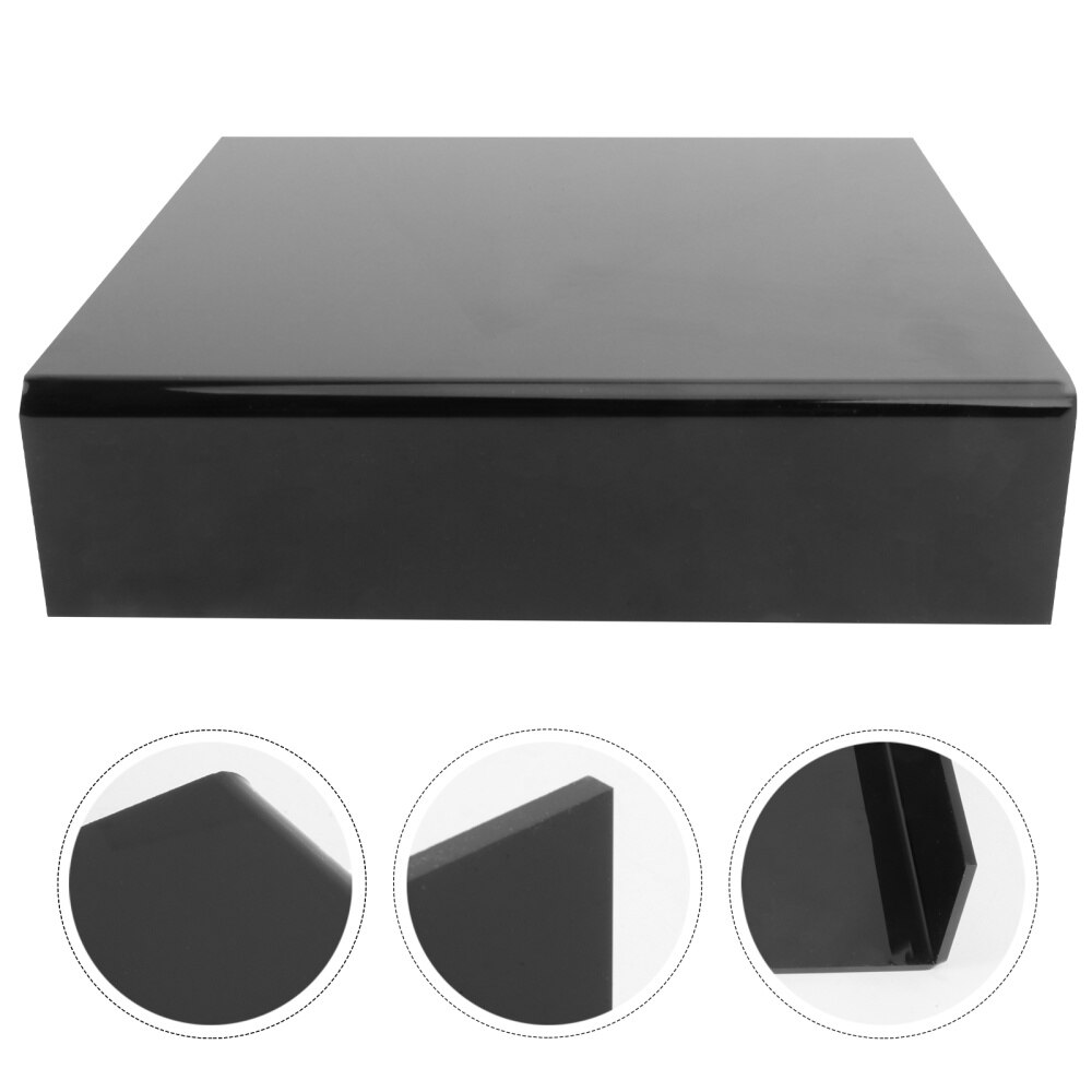 1Pc Practical Smooth Photo Board Multi-function Acrylic Reflection Board Black