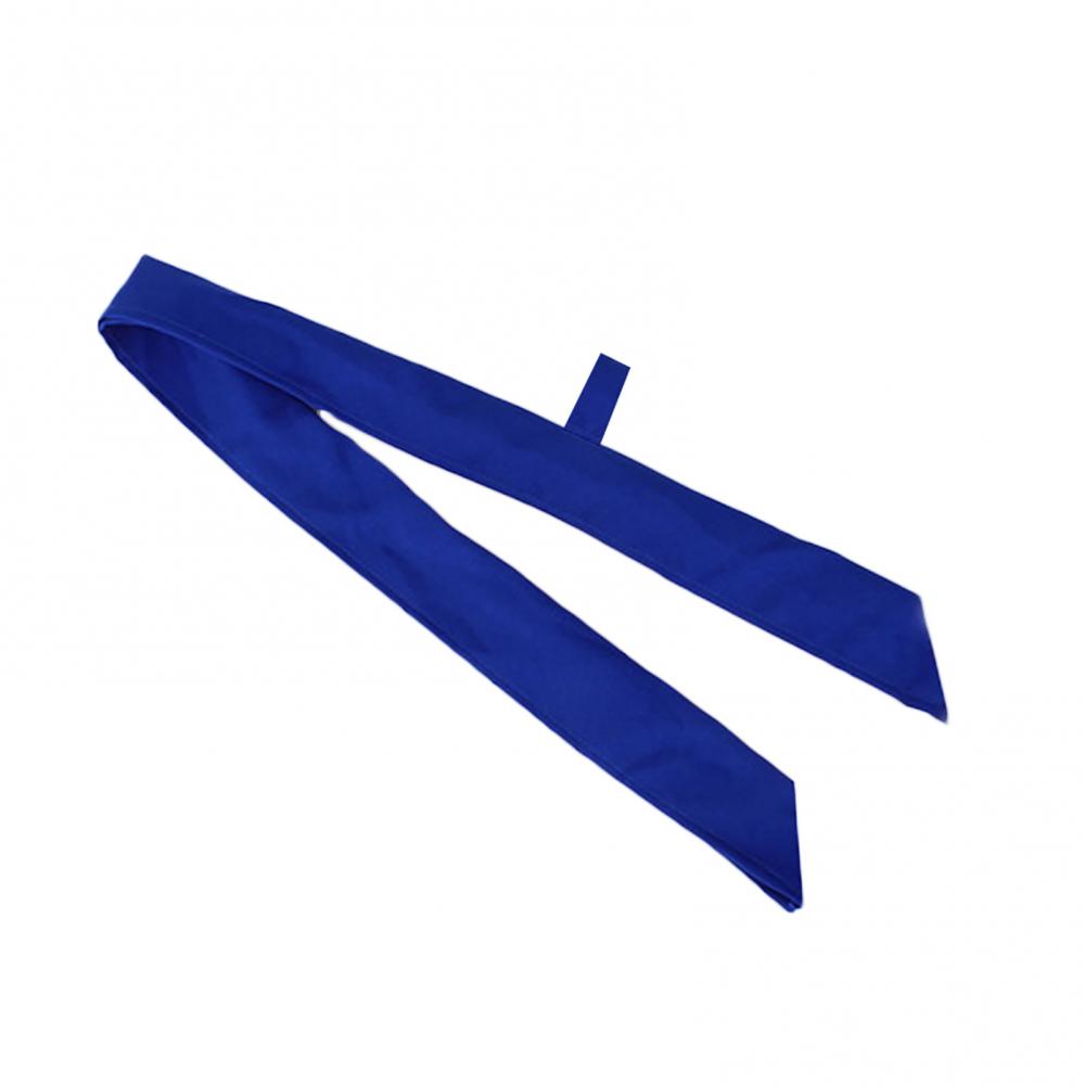 99cm Chef Neck Tie Neckerchief Scarf Waiter Sweat Towel Aprons Skinny Scarves Satin Ribbon Decor Home Kitchen Restaurant Hotel: Blue