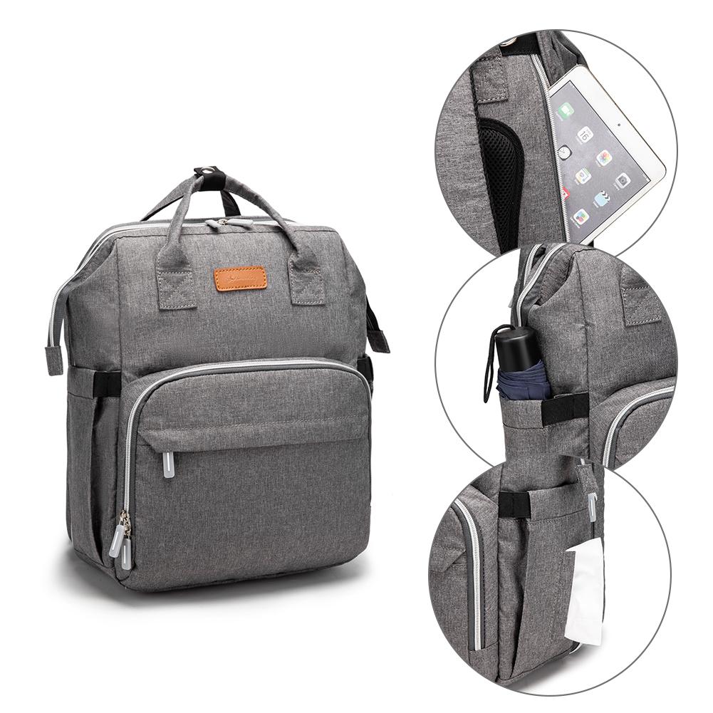 Baby Care Nappy Bag Moms Baby Bag Maternity Diaper Bag Backpack Waterproof Maternity Diaper Backpack With USB Changing Pad