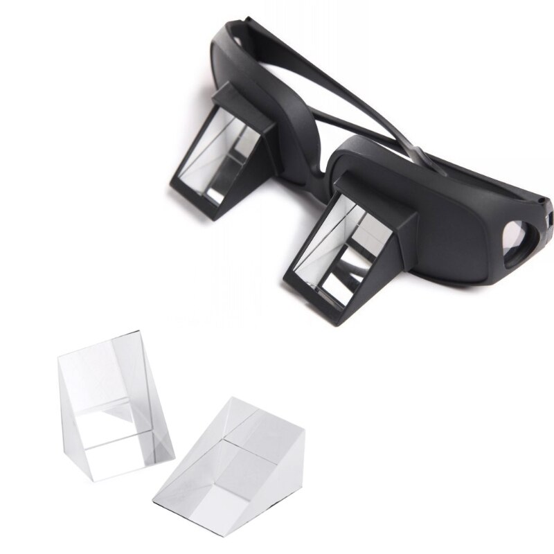2 st 30 grader 60 grader  k9 optiskt glas rätvinkligt triangulär internt reflekterande prismalins för lazyglasses
