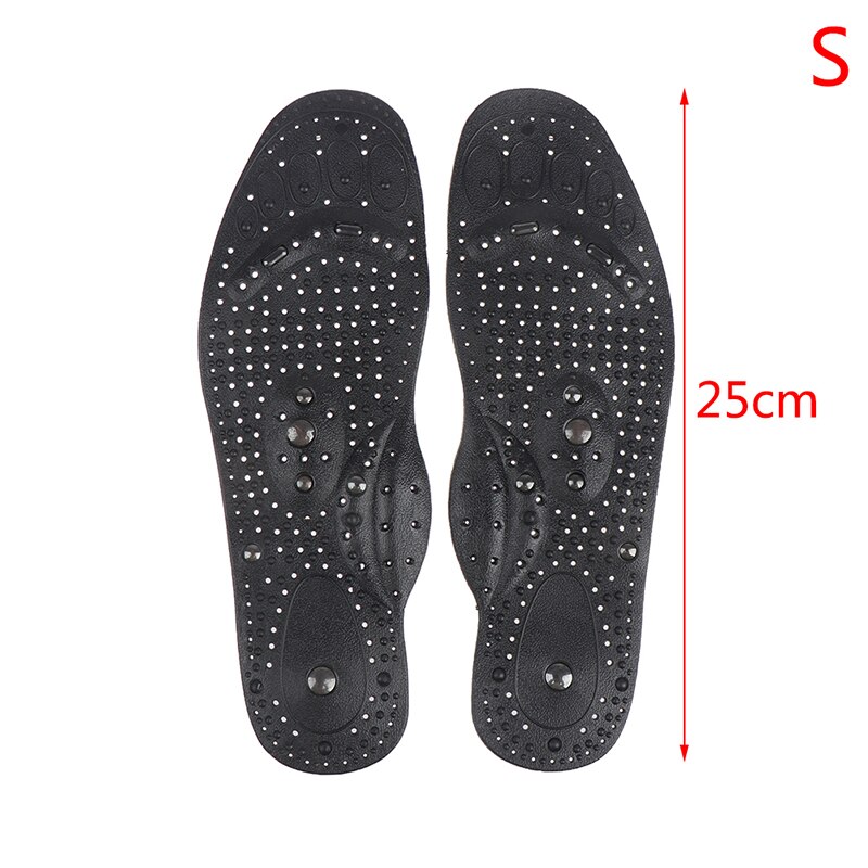 Magnetische Silicone Gel Inlegzolen Gewichtsverlies Therapie Afslanken Arch Ondersteuning Schoenen Pads Therapie Massage Voet Acupressuur Pad Insert: S