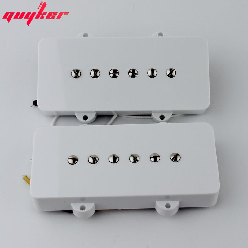 1 Set Alnico White Guitar Pickup for Jazzmaster Guitar