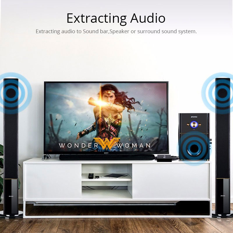 SCART HDMI to HDMI Converter Full HD 1080P Digital High Definition Video Konverter EU/US Power Plug Adapter For HDTV HD