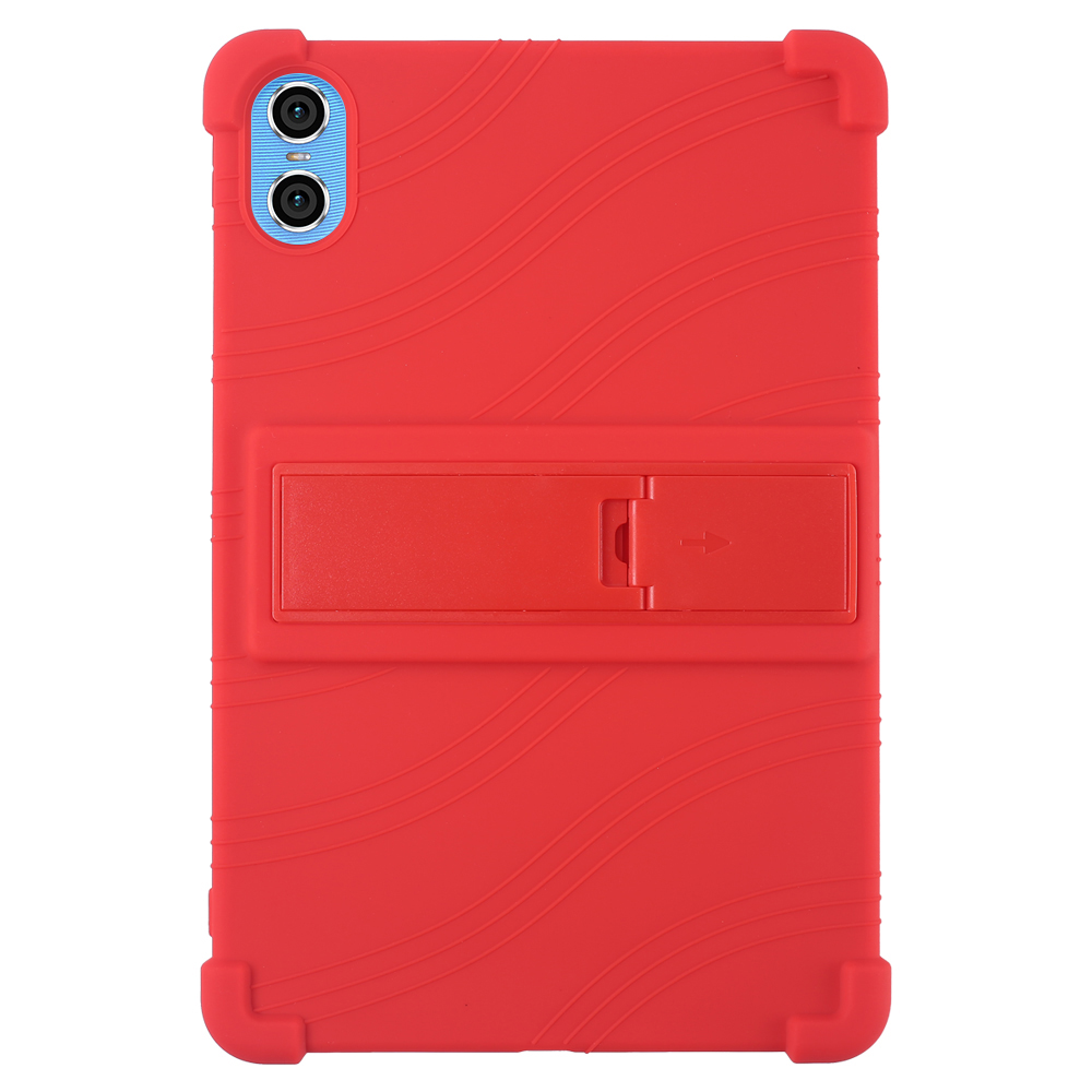 Hoesje voor Teclast P85T tablet veilige schokbestendige siliconen standaardhoes: Rood