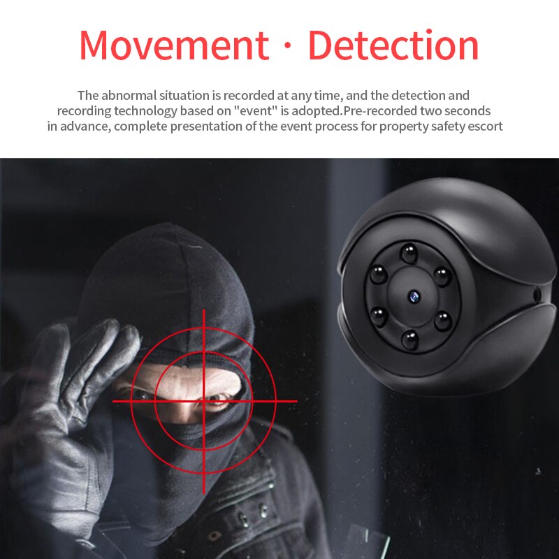 1080 Camera DV Camera With A 360-Degree Wide-Angle Shooting HD Camcorder 1080p With Night Vision Motion Detection