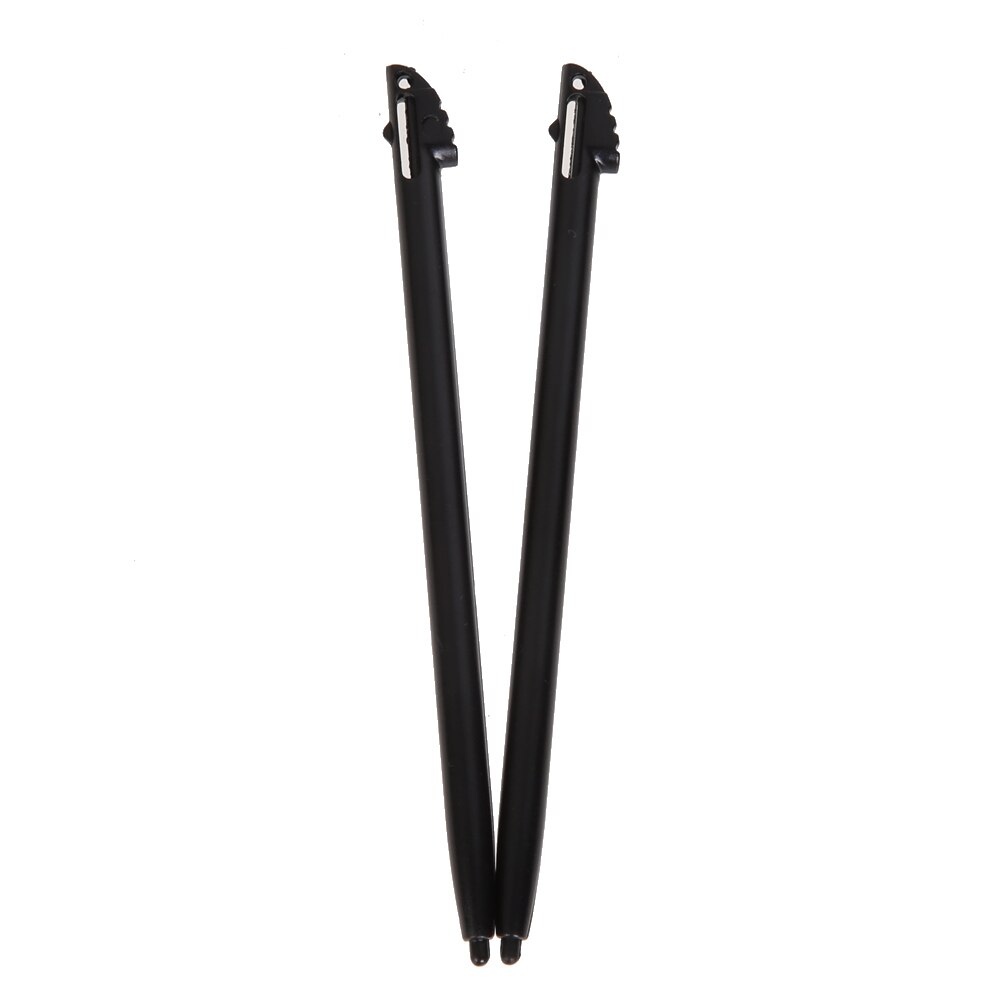 2pcs/pack Black Plastic Touch Screen Stylus Pen Gaming Touching Pencil for Nintendo 3DS N3DS XL LL Brand Gaming Accessories