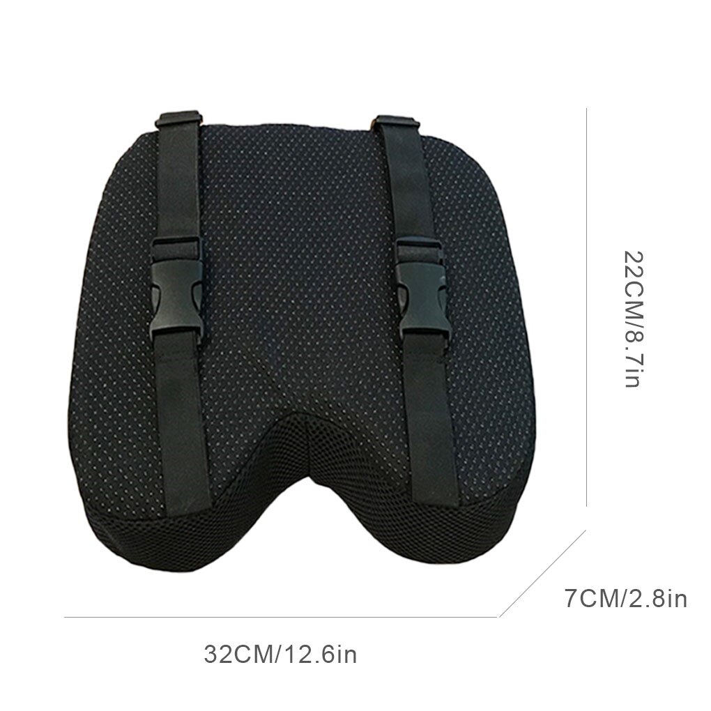 Resistance Rowing Machine Cushion Straps Non-Slip Bottom Memory Foam Washable Sports Protect Cover Seat Cushion