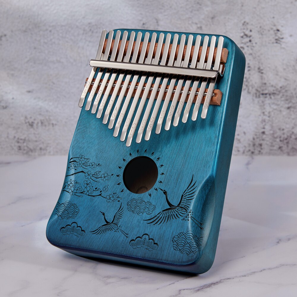 cega kalimba 17 key mahogany thumb piano solid wood mbira muscial instrument Africa kalimba finger piano