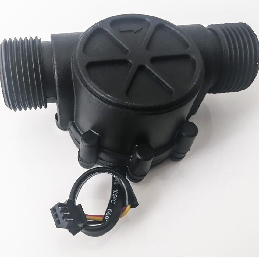 DN25 Water Flow Sensor Switch Flow Meter Flowmeter Counter 1-100L/min Industrial Flowmeter for Water Dispenser, Air Conditioner