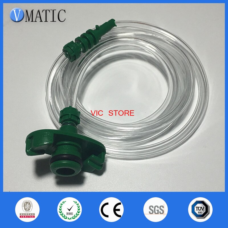 5 sæt 55ml lim dispenser sprøjter tønde dispenser adapter 55cc dispenser plast sprøjter  x 5 sæt