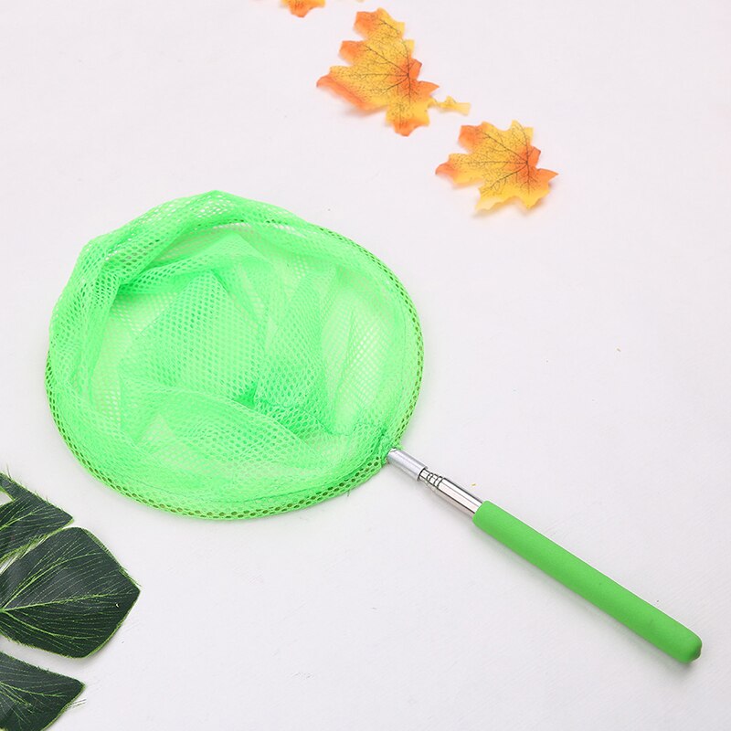 1Pc Telescopische Vlinder Netto Vissen Speelgoed Kids Uitschuifbare Anti Slip Grip Vangen Bugs Insect Outdoor Sport Spel tool: green