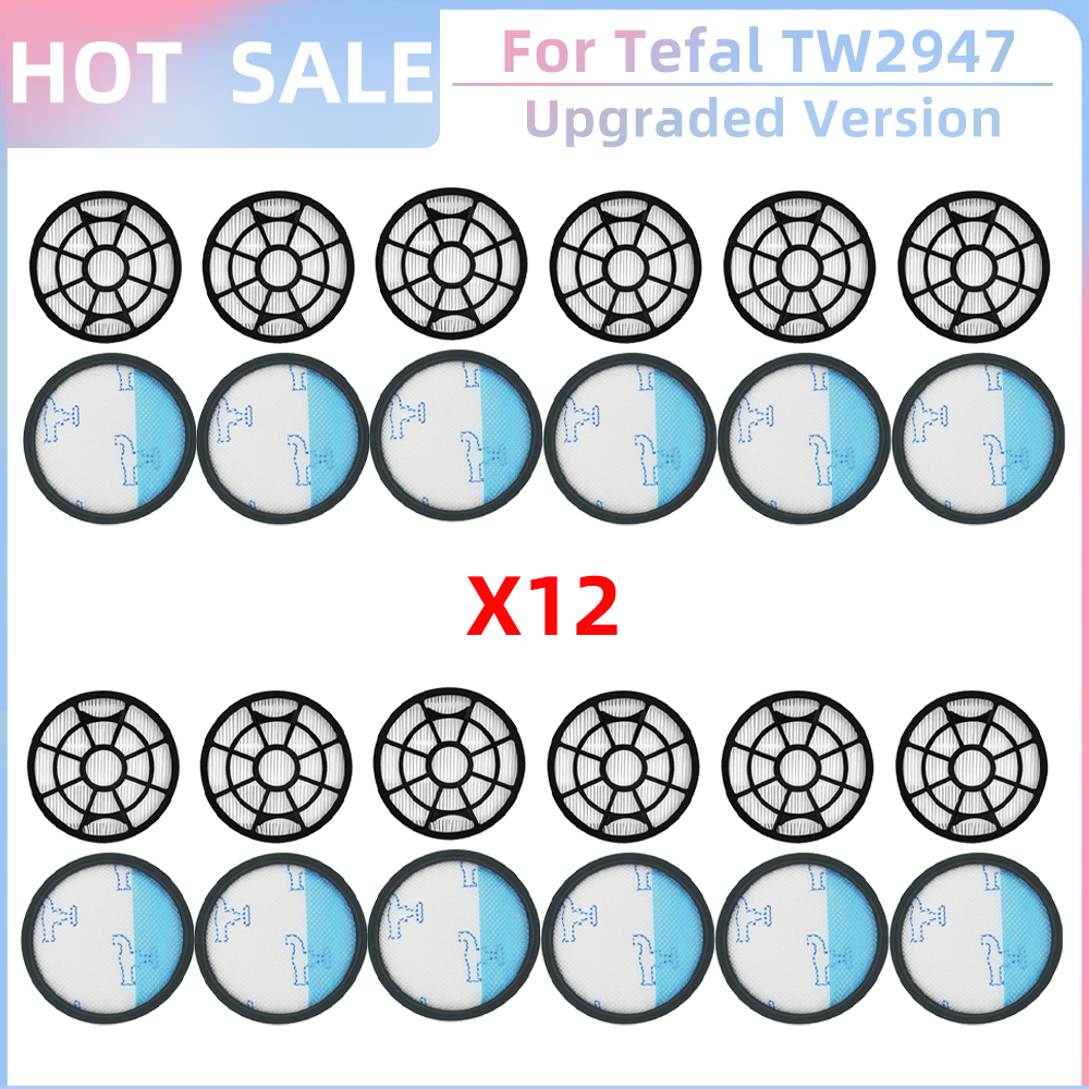 Compatible avec Rowenta Tefal filtre TW2947 Swift Power Cyclonic RO2910 RO2913 RO2915 RO2932 RO2933 RO2957 RO2981 ZR904301 Pièces Filtre HEPA ZR904301: kaki foncé
