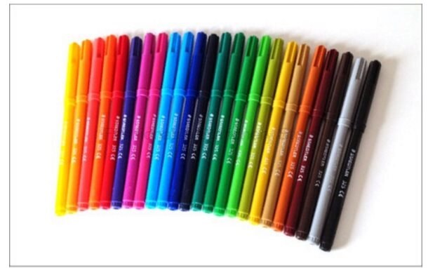 STAEDTLER-rotuladores artísticos solubles en agua 325 C12, conjunto de rotuladores de doble punta para acuarela, rotuladores artísticos con rotuladores suaves para acuarela: Default Title