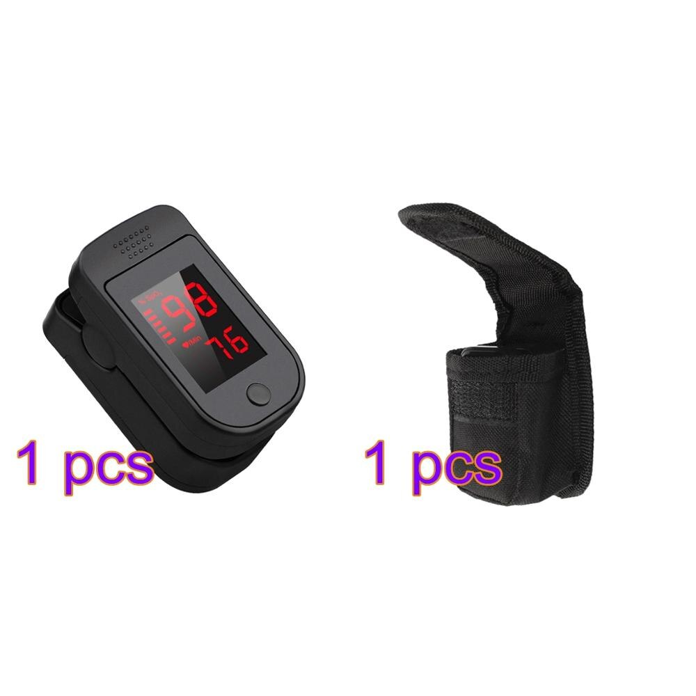Klar lager 1pc blod ilt monitor finger puls oximeter ilt saturation monitor hurtig uden batteri: Type 2 med kasse