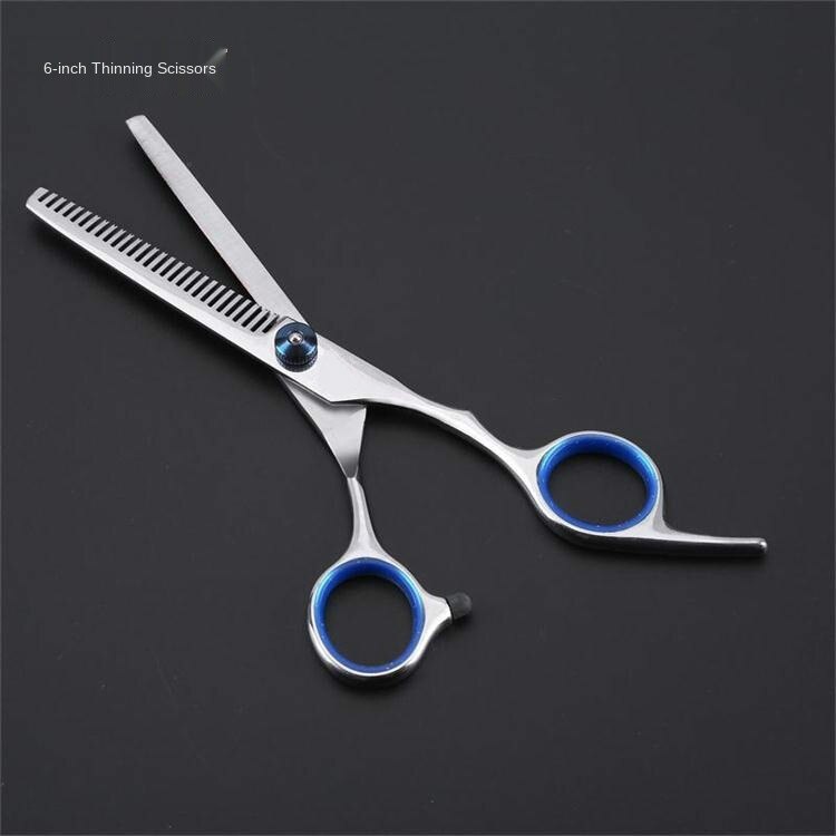 6 Inch 7 Pet Grooming Scissors Stainless Steel Cats Dogs Hair Seam Scissor Up and Down Curved Scissors Sharp Haircut Set: 6 inch tooth scissor