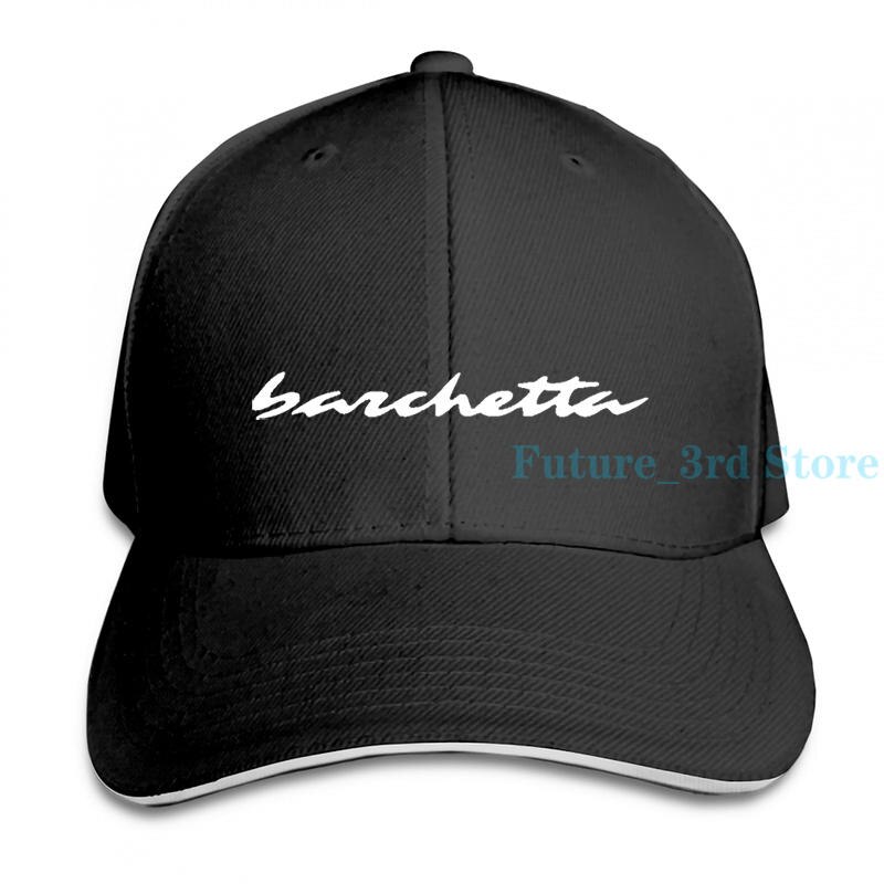 Gorra de béisbol de Fiat Barchetta para hombre y mujer, gorro de camionero ajustable a la: 1-Black