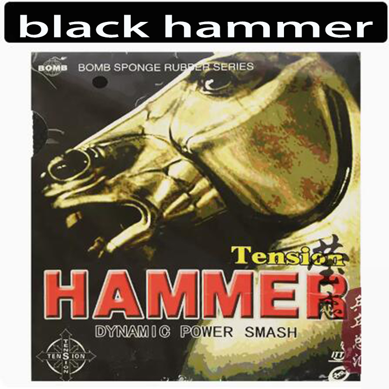Oryginalna guma do tenisa stołowego Epoch HAMMER dynamic power smash rakiety do tenisa stołowego pryszcze sporty rakietowe: Black
