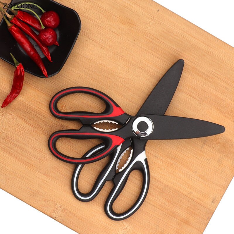 Zotoone Roestvrijstalen Keuken Schaar Multifunctionele Scharen Tool Voor Groenten Vlees Kruiden Diy Schaar Tool Keuken Schaar G