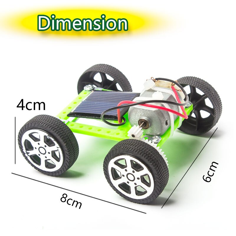 Giocattoli Solari per I Bambini 1 impostato mini Alimentato Giocattolo Fai da Te kit per auto per Bambini Educativi Del Dispositivo passatempo Divertente Dropshipping 2019