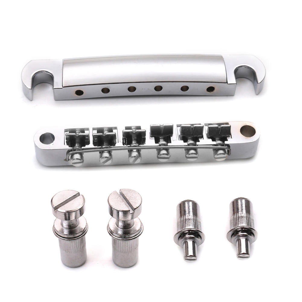 Multi-function Roller Saddle Bridge Tune-O-Matic Roller Saddle Bridge for Gibson LP SG Electric Guitar Accessories