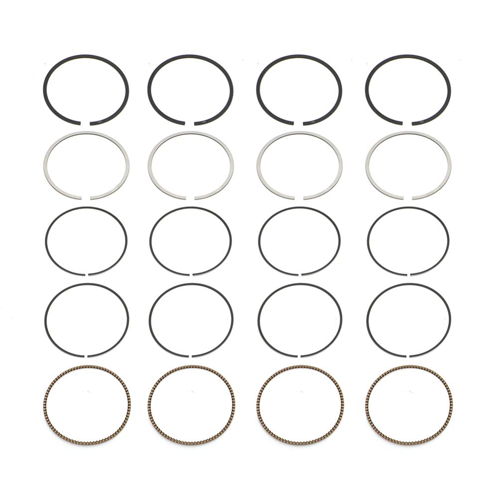 Motorcycle Piston rings For Kawasaki ZZR400 ZZR 400 1992 - 2003 ZRX400 ZRX 400 I II III Engine Parts STD Bore Size 57.5mm