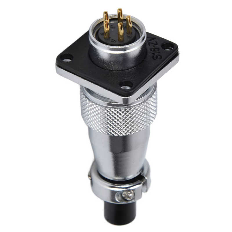 WS16 Female Socket Connector Male Plug Female Socket Connector High Temperature Resistance for Plug Socket