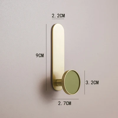 Goldene Garderobe Haken Messing Haken Wand Kleidung Hut L Aufhänger für Schlafzimmer Küche Badezimmer Verschiedene Farben Dekor Wohnaccessoires: Blau